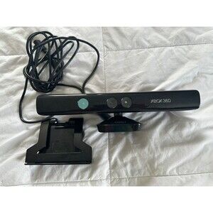 OEM Microsoft Xbox 360 Kinect Sensor Model 1414 w/ TV Clip Adapter - TESTED